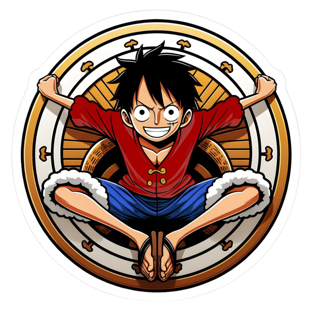 Monkey D. Luffy Seal Anime stickers