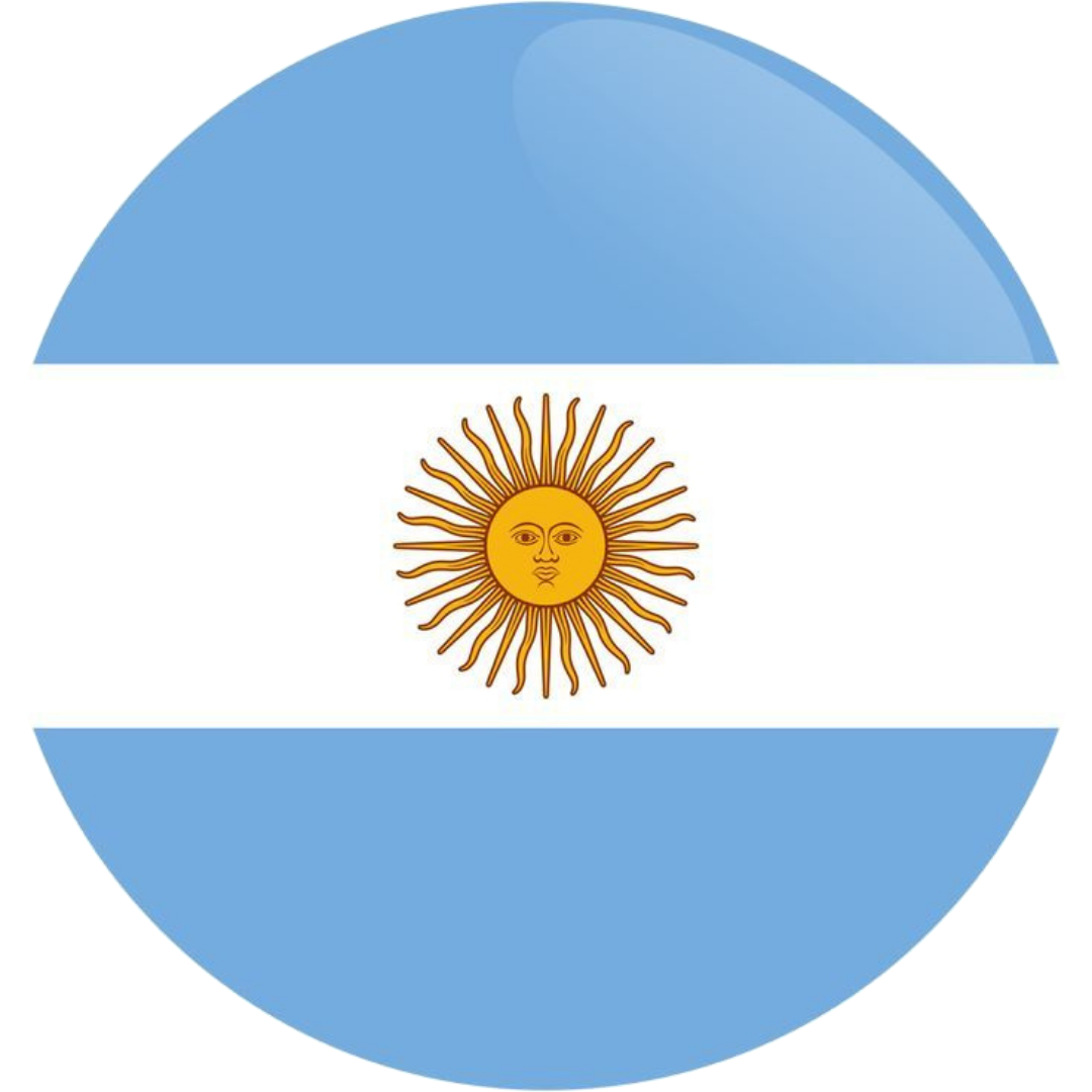 Argentina Fan Tinplate Badge