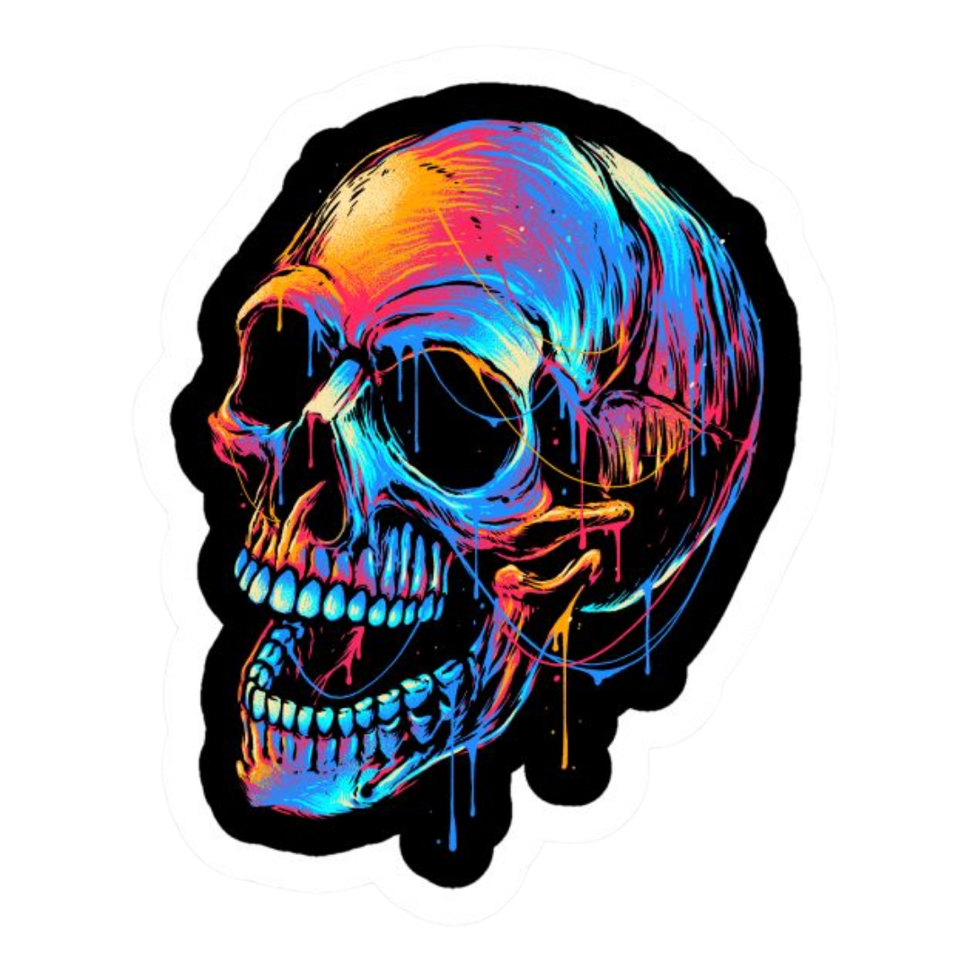 Skull 8 Sticker