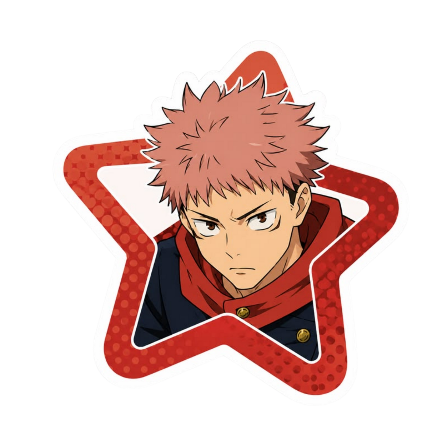 Itadori Yuji Jujutsu Kaisen Anime Sticker #8 | StickerBD