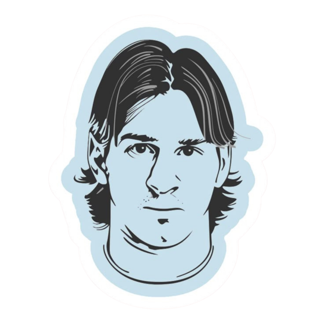 Messi 41 | Leo Messi Premium Football Sticker | Legendary Footballer
