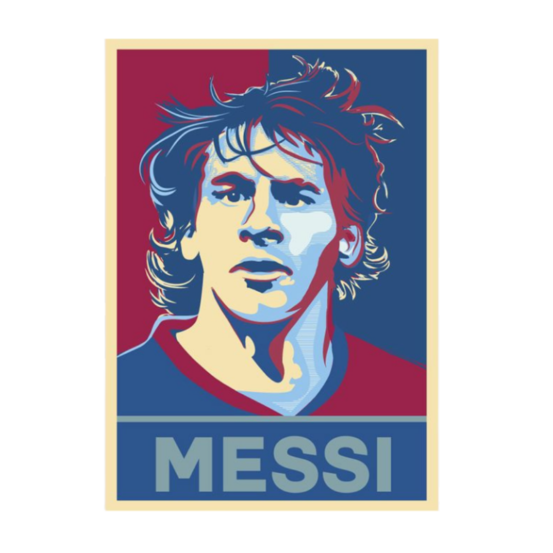 Messi 42 | Leo Messi Premium Football Sticker | Legendary Footballer
