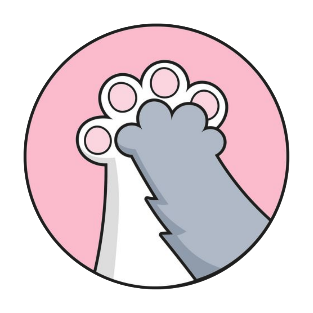 Cat Paw Tinplate Badge