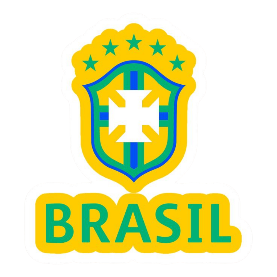 FC Brazil 40 | Brazil Football Sticker | Football sticker