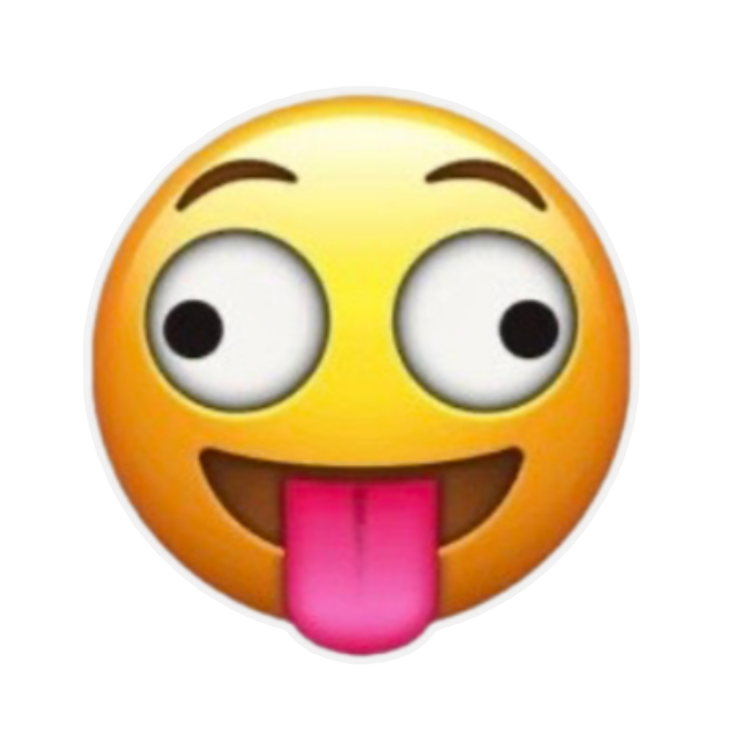 Curious Emoji 33 | Cute Funny Smiley Die-Cut Sticker | StickerBD