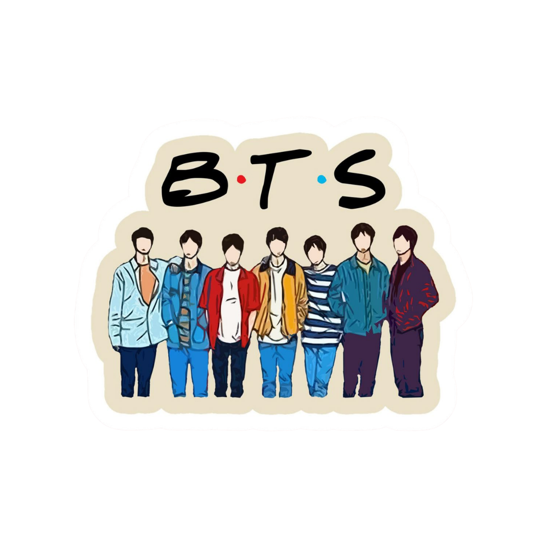 BTS 5 | K-Pop Premium Sticker | Korean Entertainment