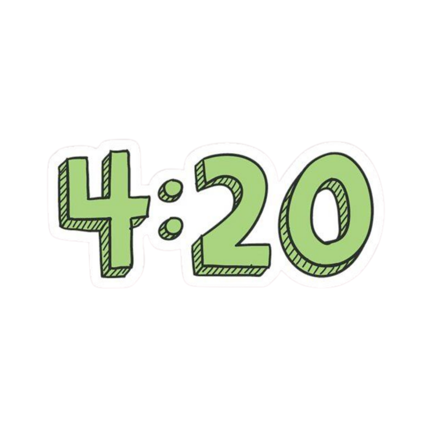 420 Lite Hemp Sticker | StickerBD