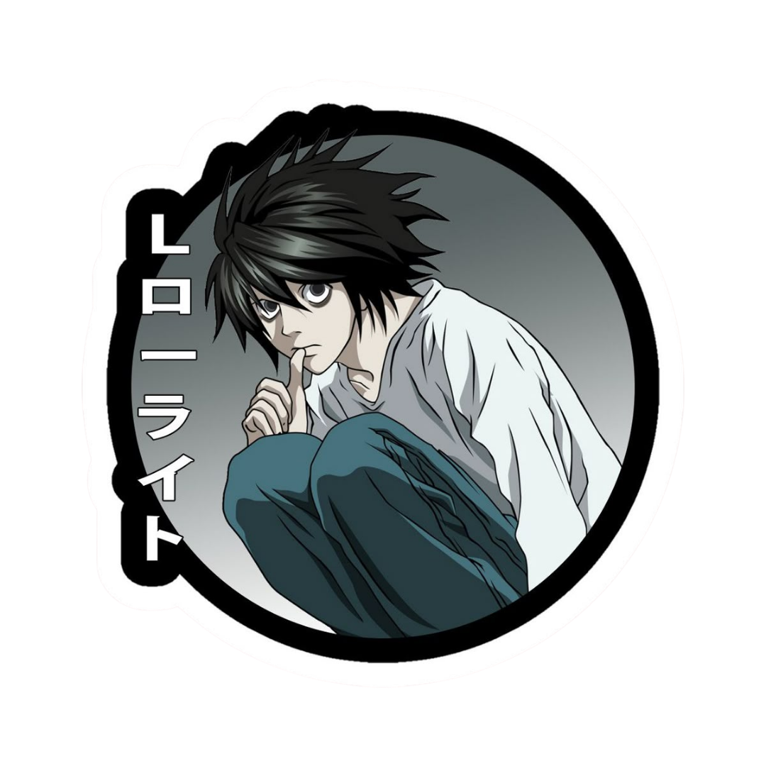 L 2 Death Note Anime Sticker
