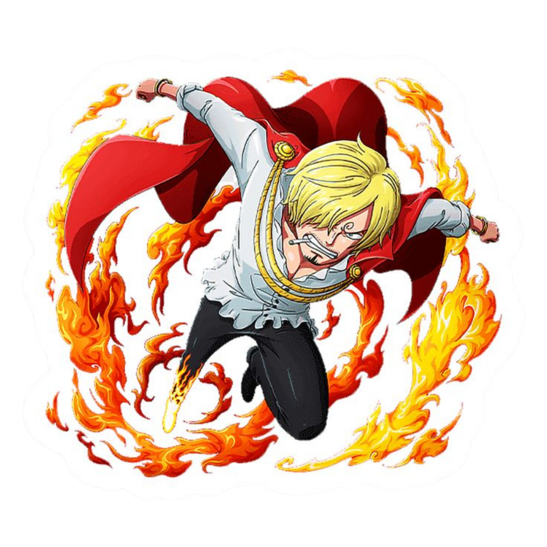 Sanji One Piece Sticker | Black Leg Premium Sticker
