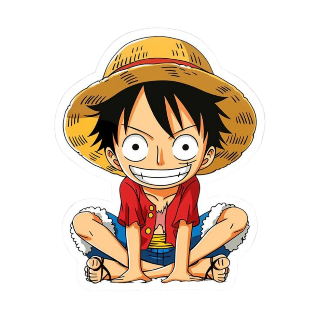 Monkey D Luffy One Piece Sticker 3 | Straw Hat Pirate Premium Sticker