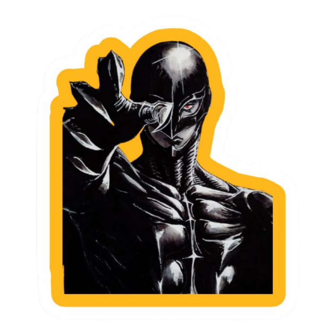 Berserk Anime Sticker 3 | Guts Black Swordsman Premium Sticker