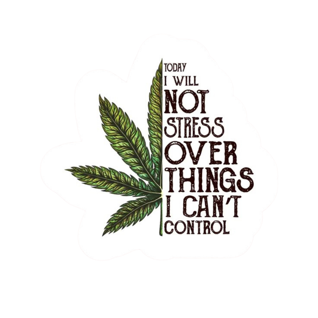 Not stressed Hemp sticker