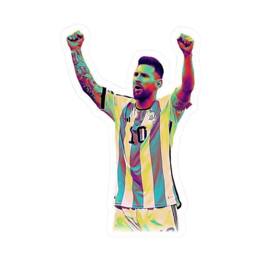 Messi 50 | Leo Messi Premium Football Sticker | Legendary Footballer