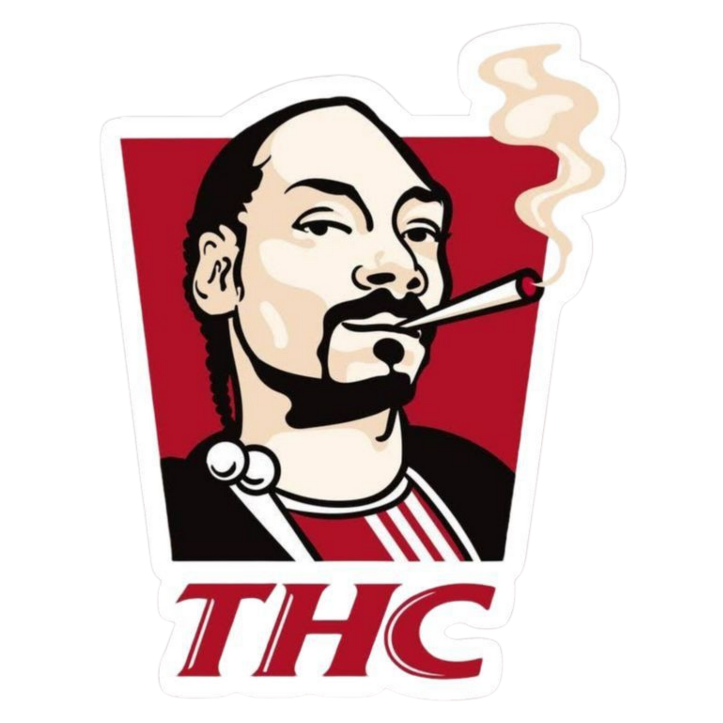 Snoop THC Hemp Sticker | StickerBD
