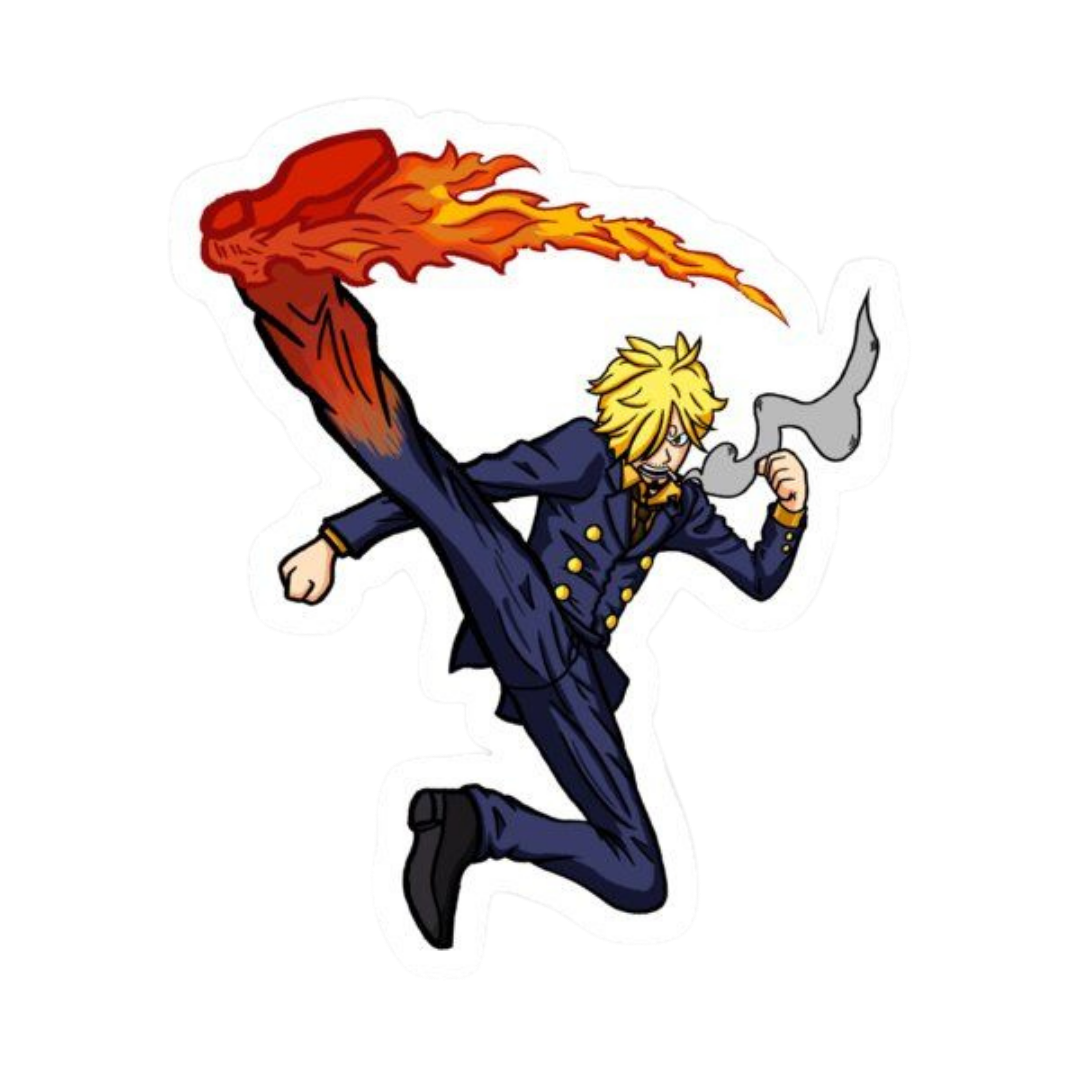 Sanji One Piece Sticker 5 | Black Leg Premium Sticker