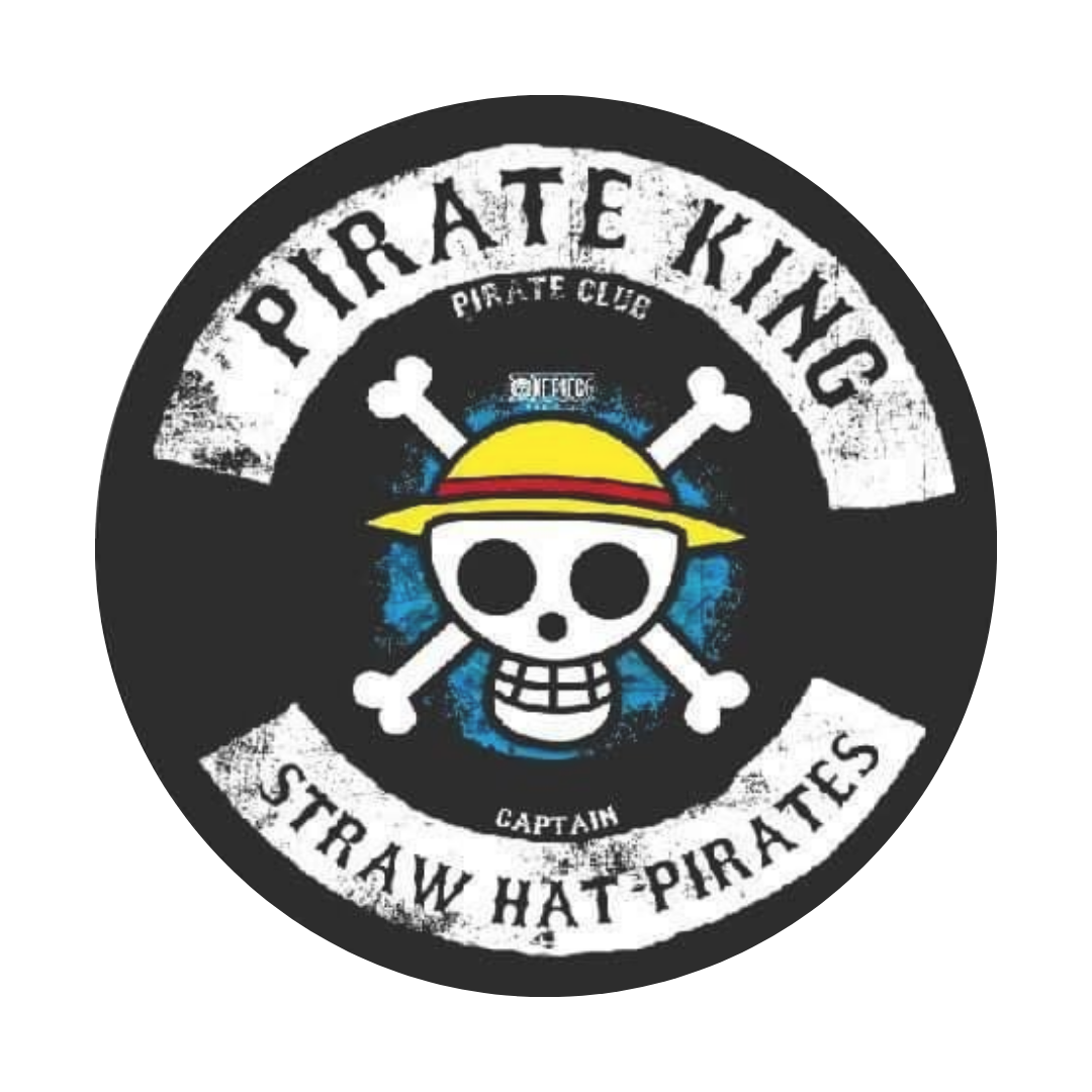 Pirate King Tinplate Badge