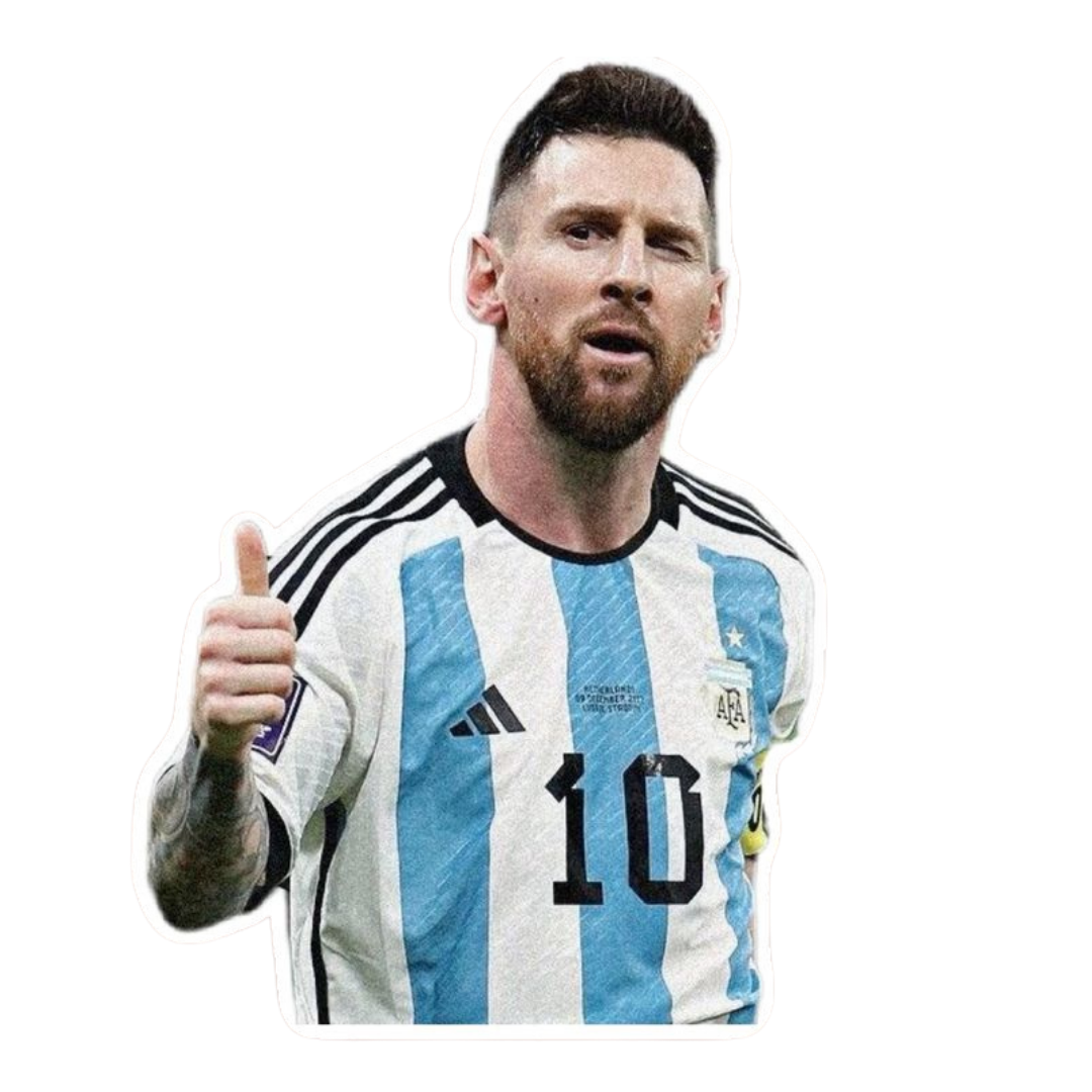 Messi 53 | Leo Messi Premium Football Sticker | Legendary Footballer