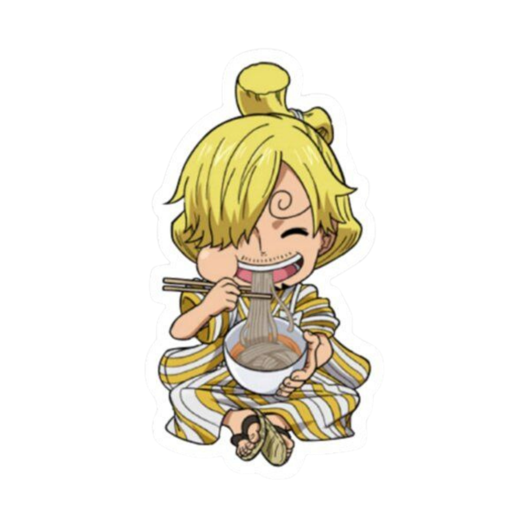 Sanji One Piece Sticker 8 | Black Leg Premium Sticker