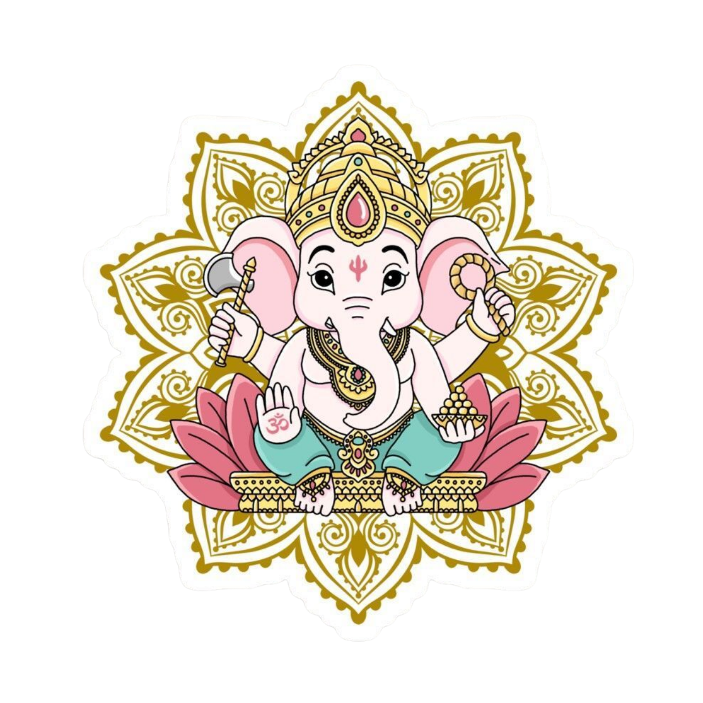 Ganesha | Hinduism | Religious Sticker | Spiritual Premium Sticker
