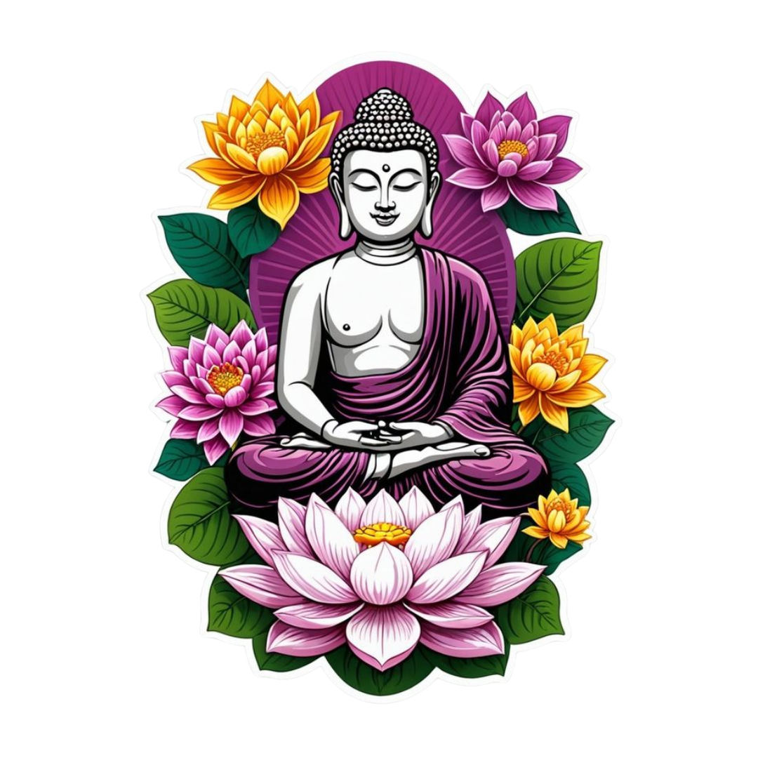 Gautam Buddho | Buddha, Dharma & Zen Designs Collection | StickerBD