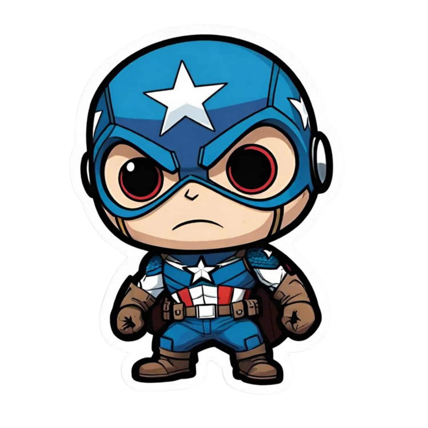 Captain America Premium Sticker 14 | Marvel Movie – StickerBD