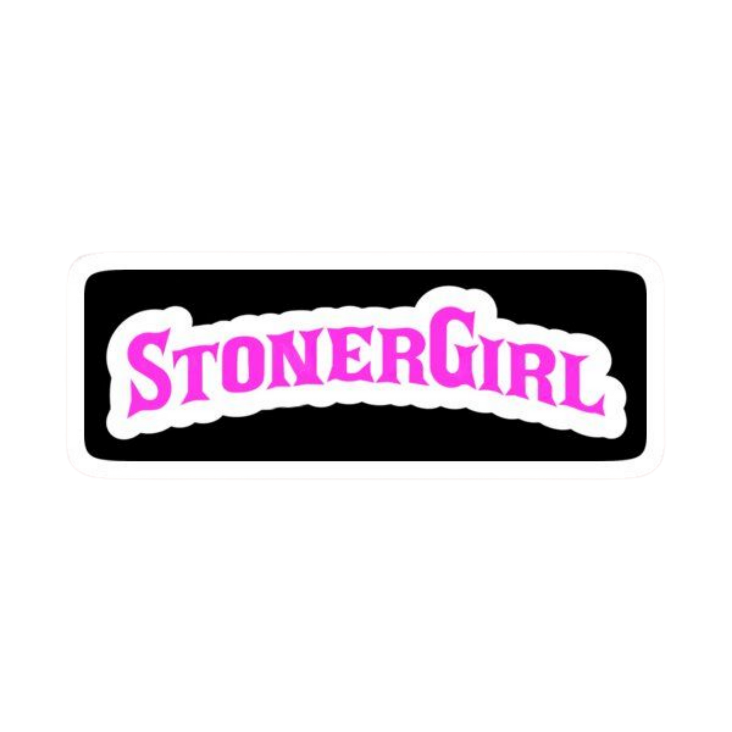 Stoner Girl Hemp Sticker | StickerBD