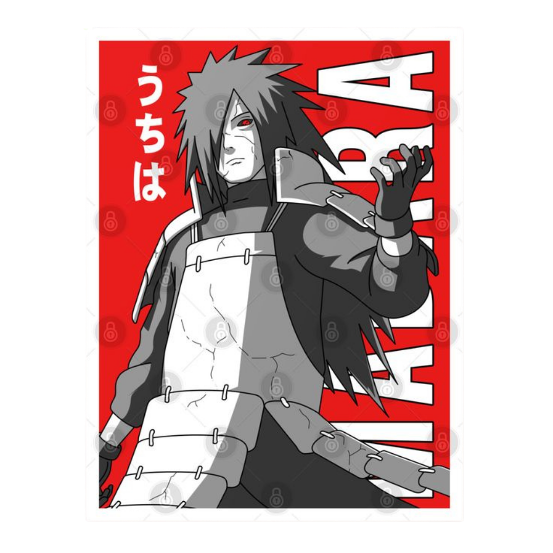 Madara Uchiha Naruto Sticker | Legendary Uchiha Premium Sticker