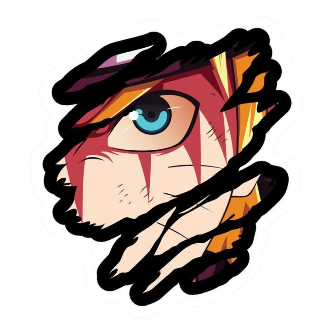 Naruto Eyes Naruto Anime Sticker