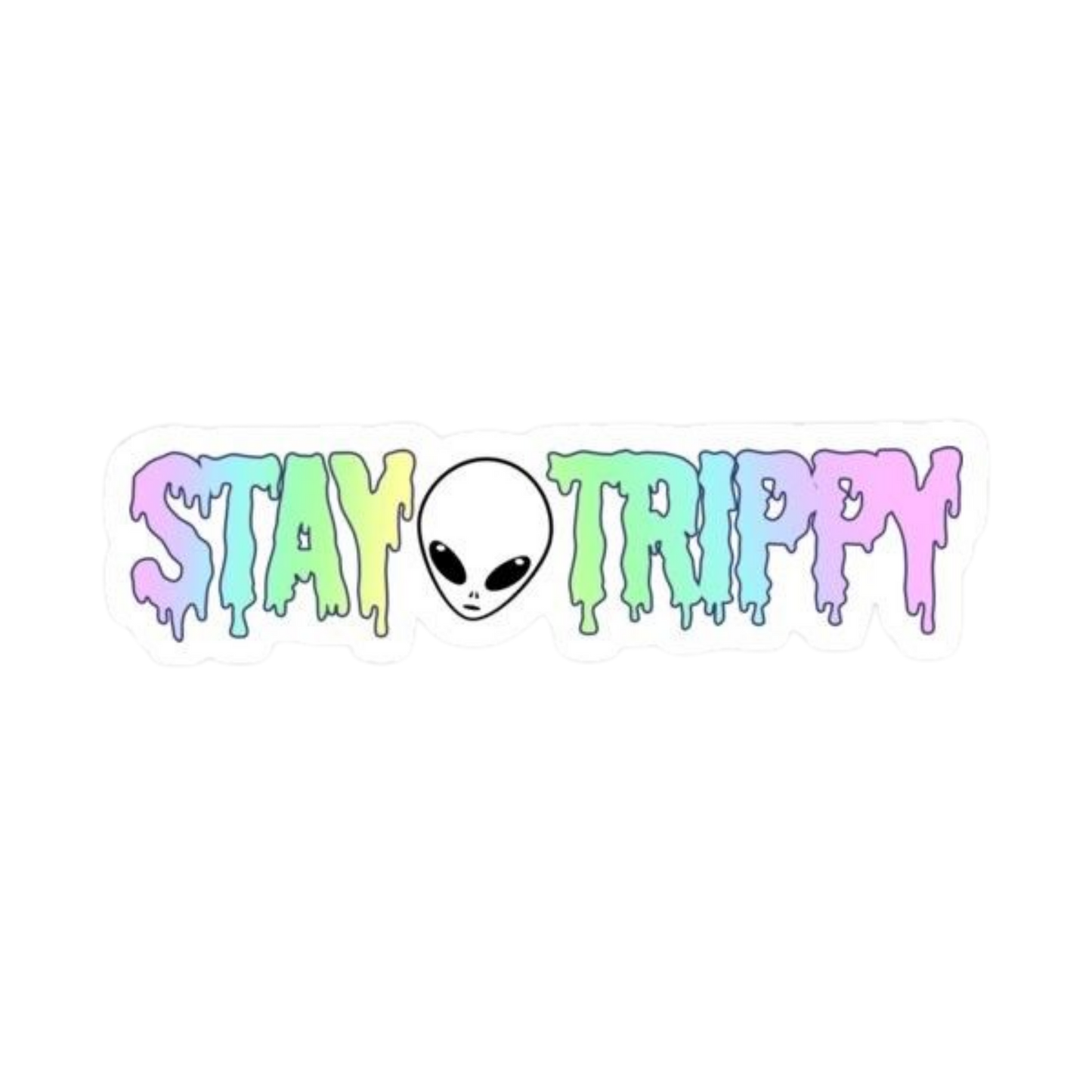 Stay Trippy Hemp Sticker | StickerBD