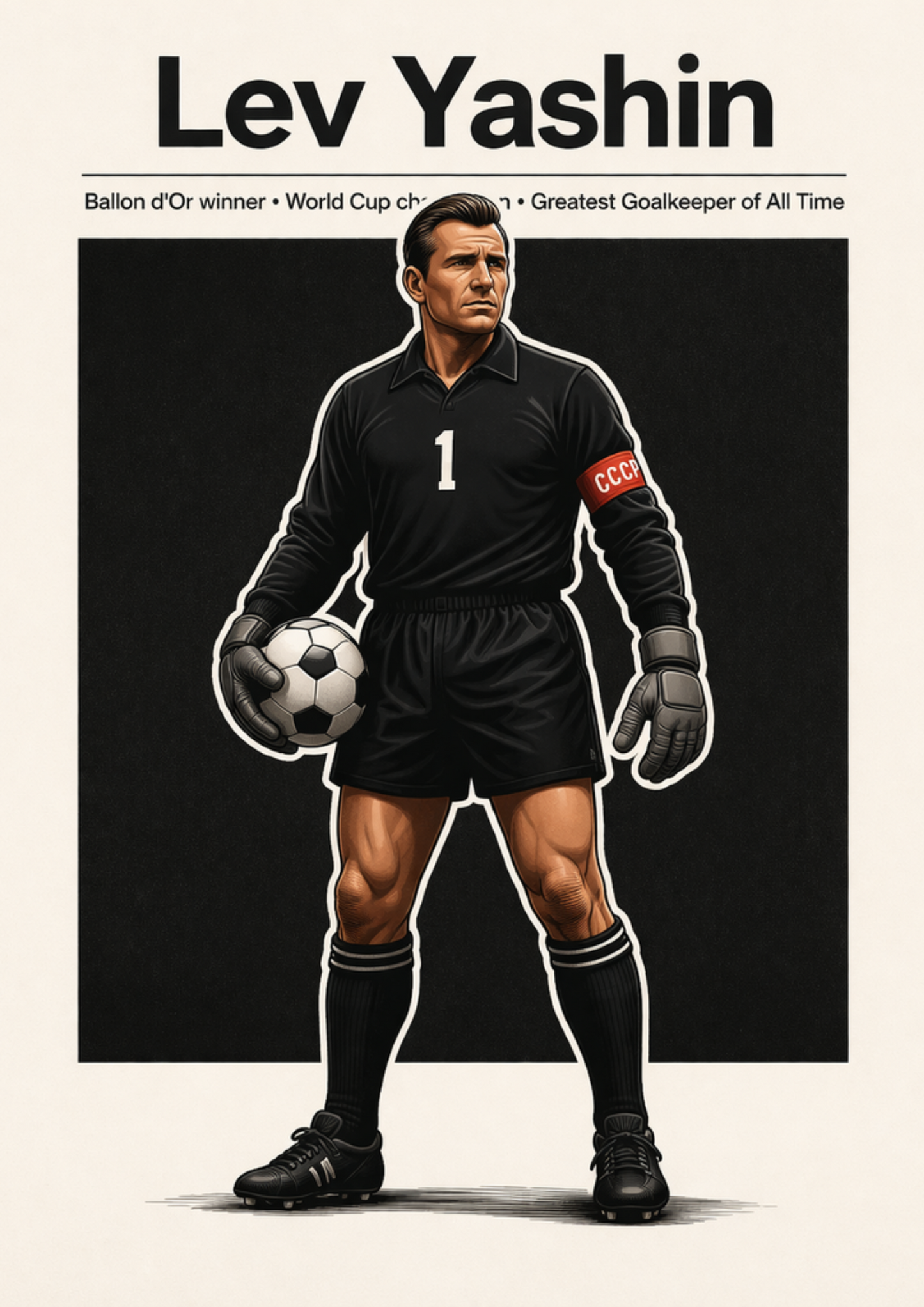 Lev Yashin | Mini Poster Sticker