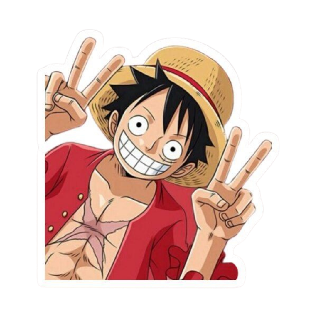 Monkey D Luffy One Piece Sticker 5 | Straw Hat Pirate Premium Sticker