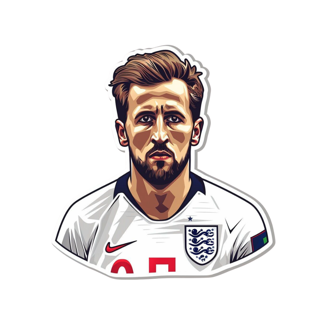 Kane | UK-England Football Fan Stickers | StickerBD
