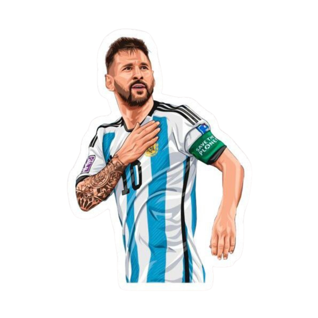Messi 15 | Leo Messi Premium Football Sticker | Legendary Footballer