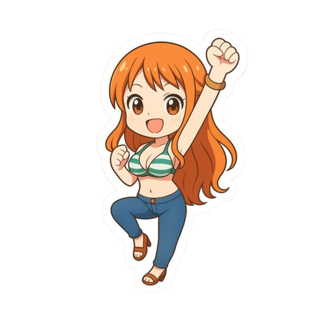 Nami One Piece Sticker 13 | Anime Navigator Premium Sticker