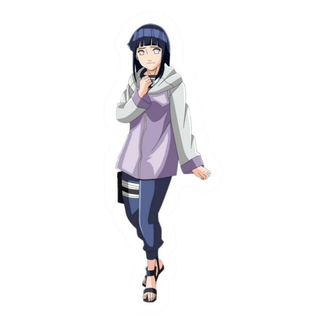 Hinata Hyuga Naruto Sticker 6 | Byakugan Princess Anime Premium Sticker