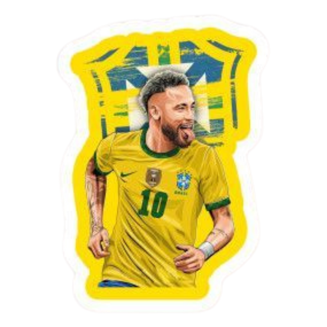 Neymar Jr 6 | Football Player Premium Sticker