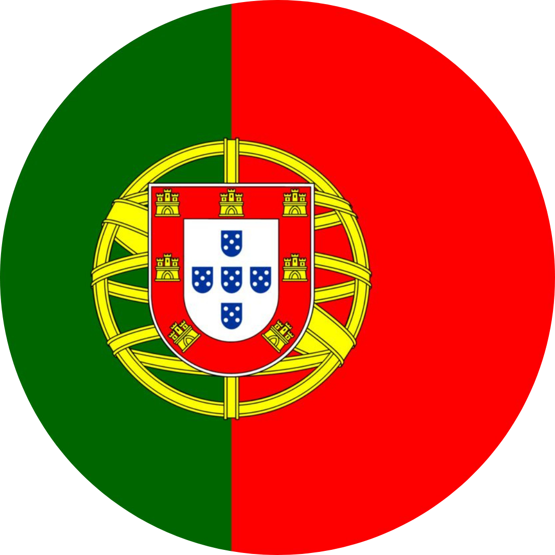Portugal Fan Tinplate Badge