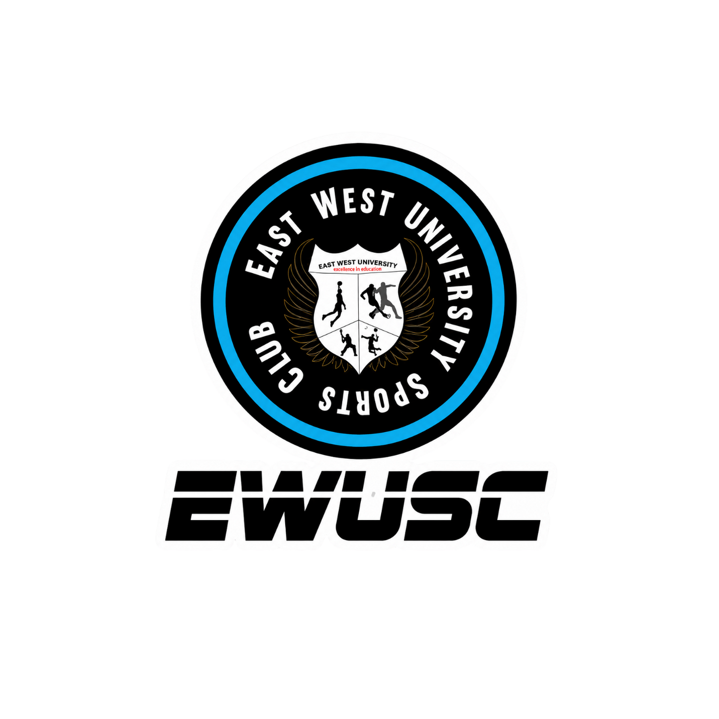 EWUSC | East West University Club Stickers | Sticker BD