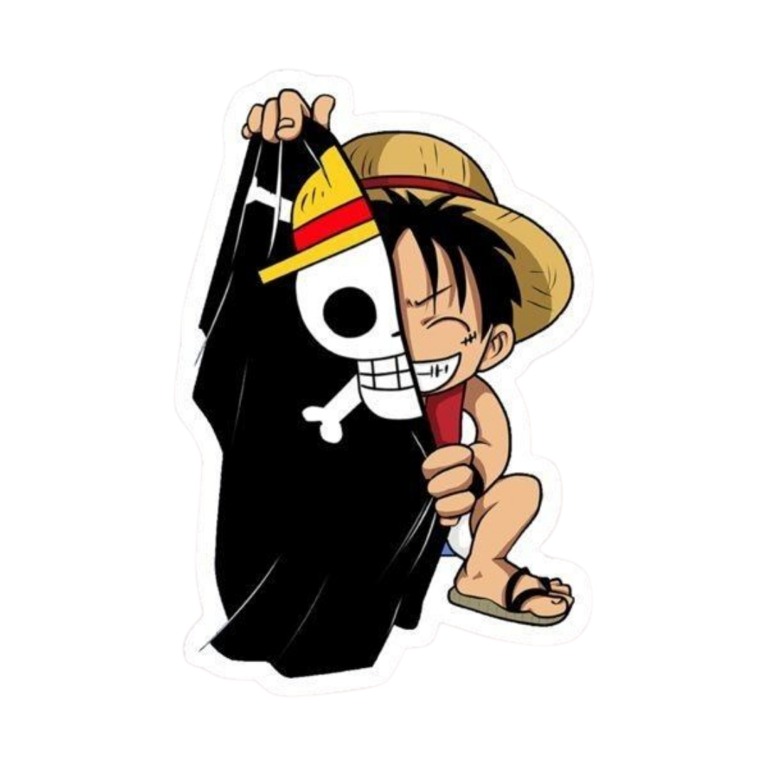 Monkey D Luffy One Piece Sticker 6 | Straw Hat Pirate Premium Sticker
