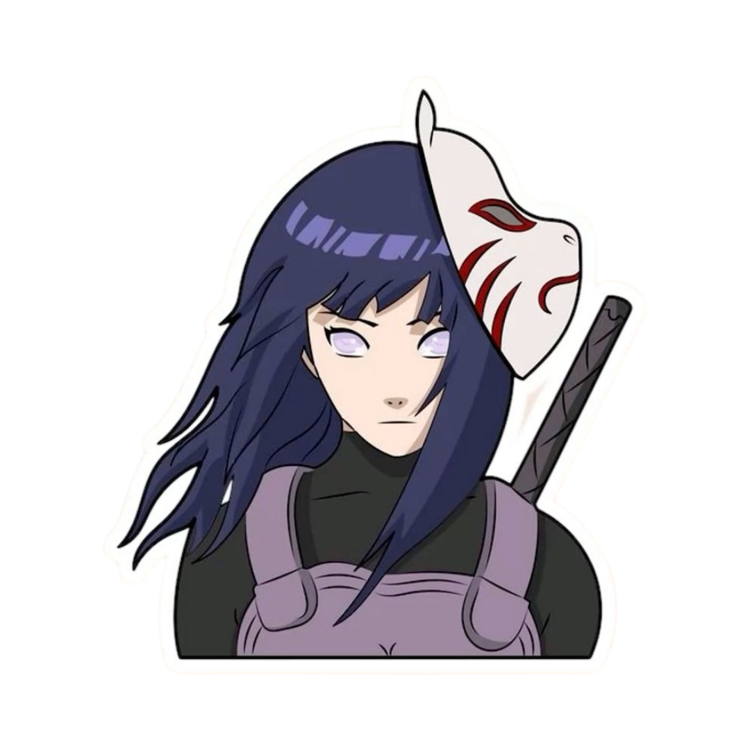 Hinata Hyuga Naruto Sticker 10 | Byakugan Princess Anime Premium Sticker