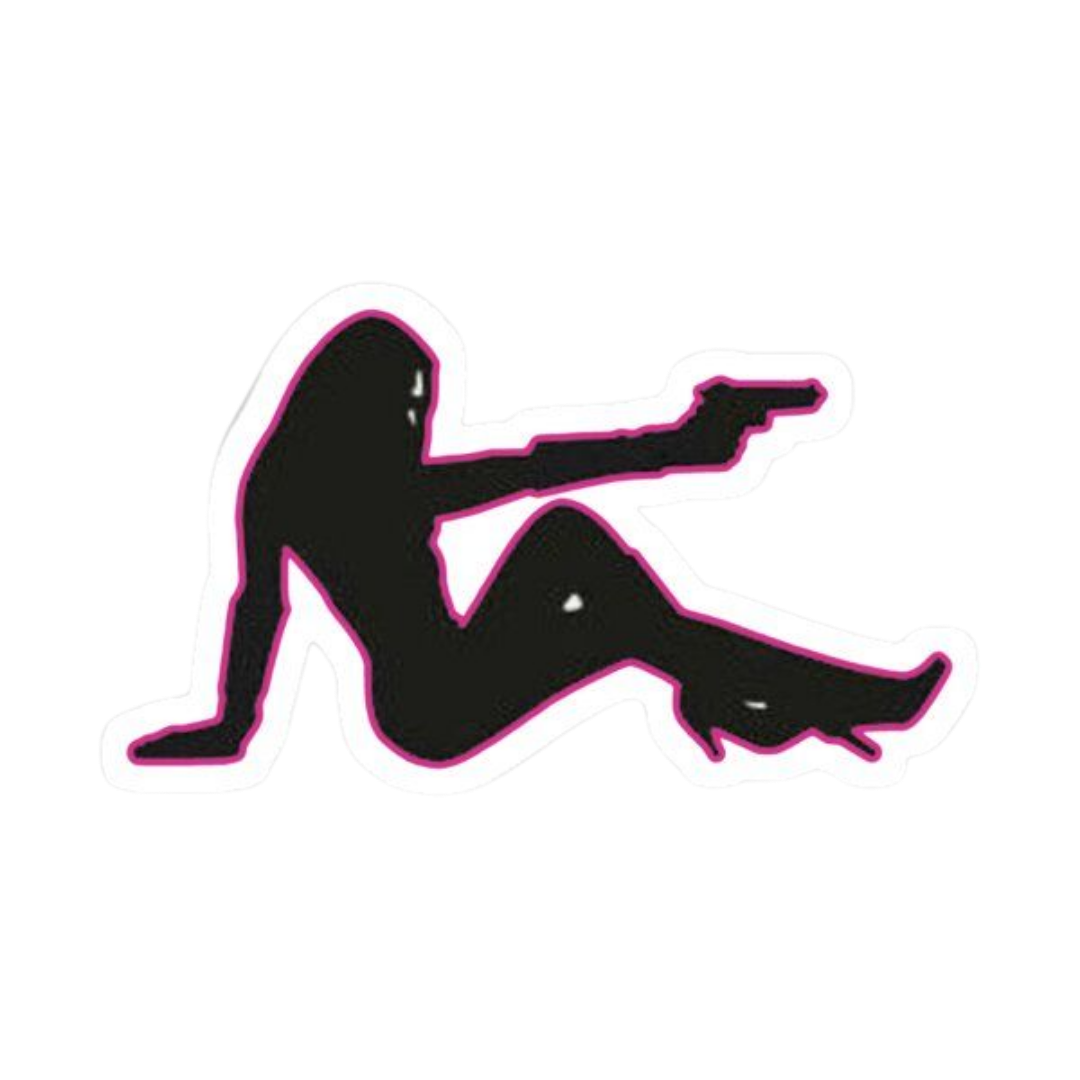 Pink Sticker 73 | Women Pink Barbie Lady | Aesthetic Girl Power Premium Sticker