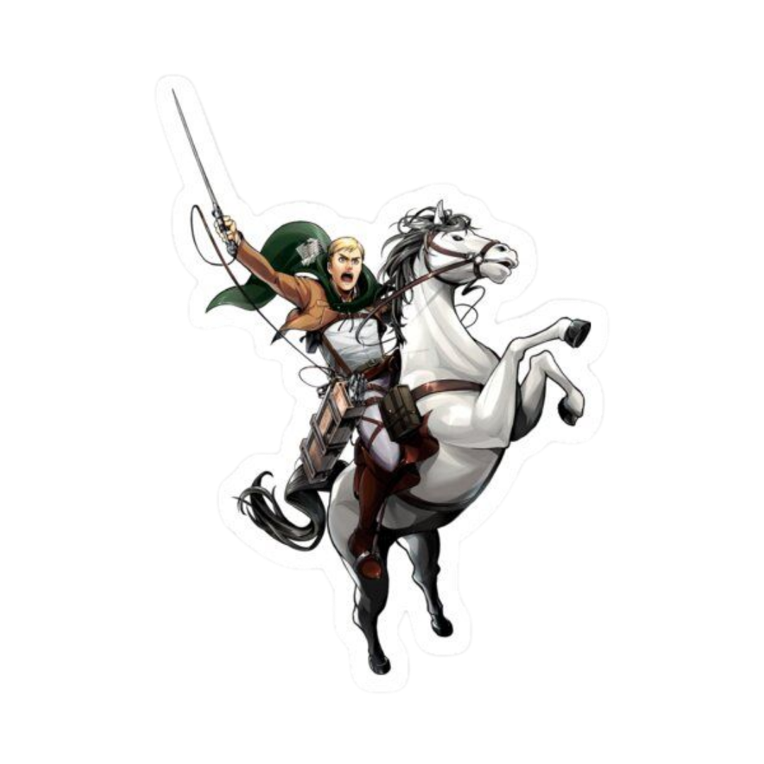 Commander Erwin Attack on Titan Anime Sticker
