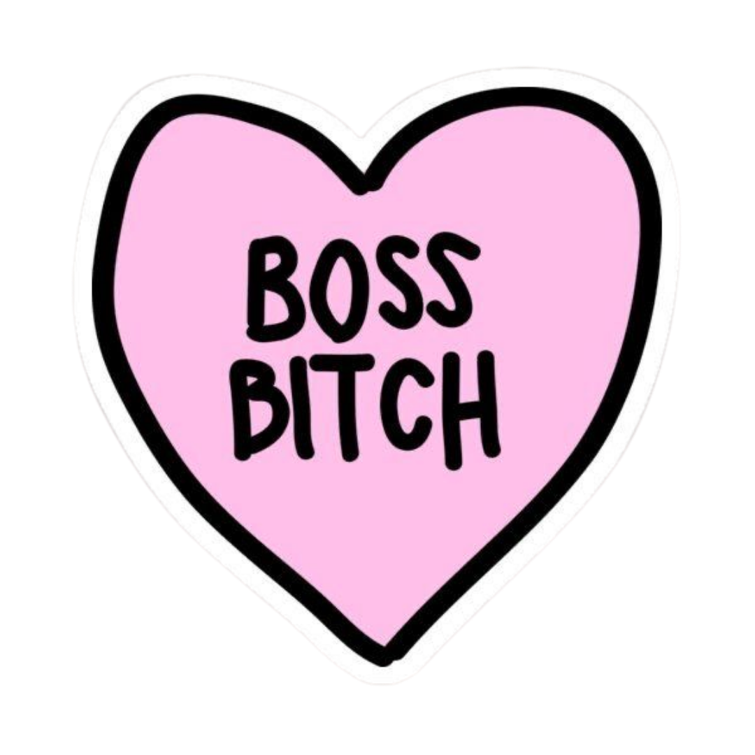 Pink Sticker 75 | Women Pink Barbie Lady | Aesthetic Girl Power Premium Sticker