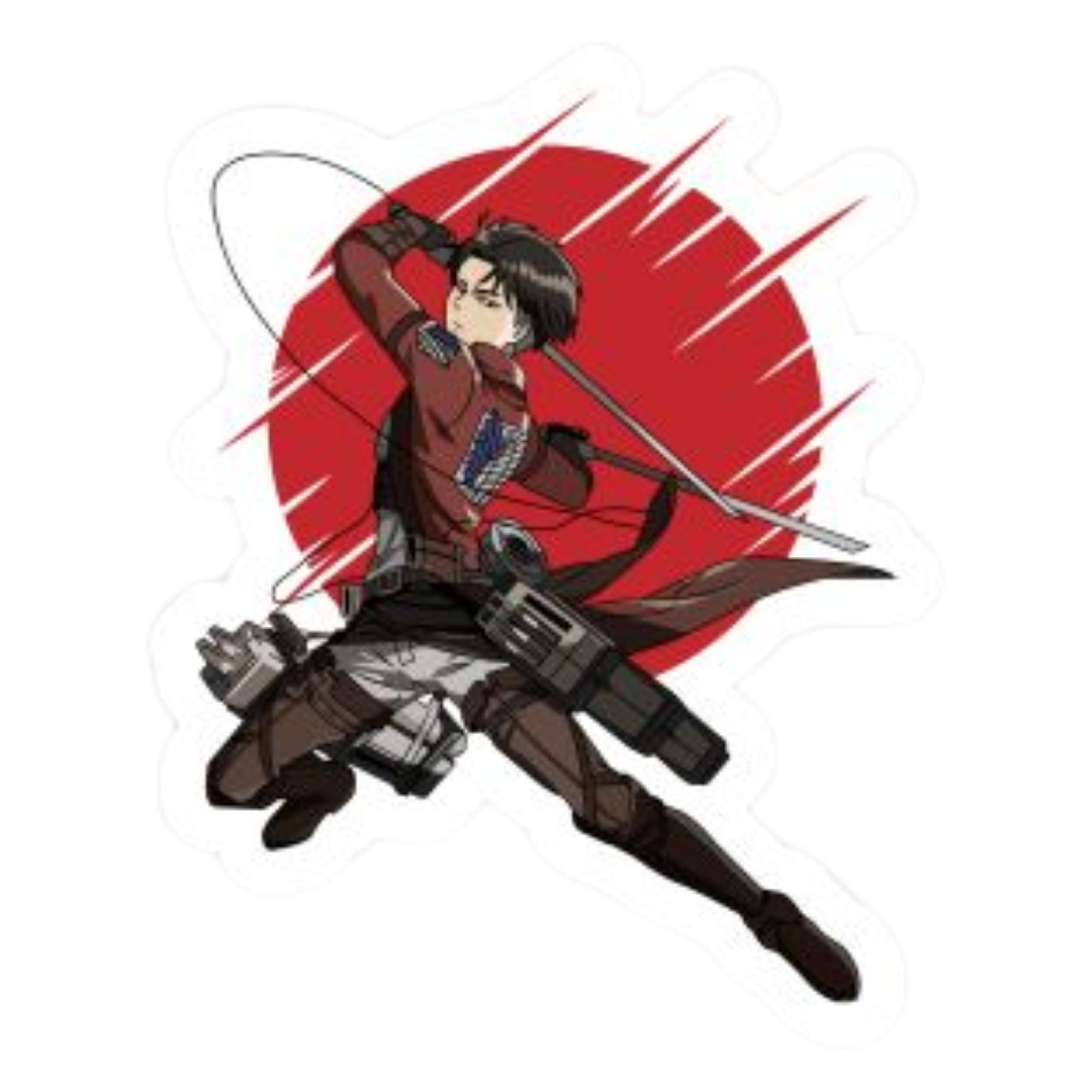 Levi Attack on Titan Anime Sticker