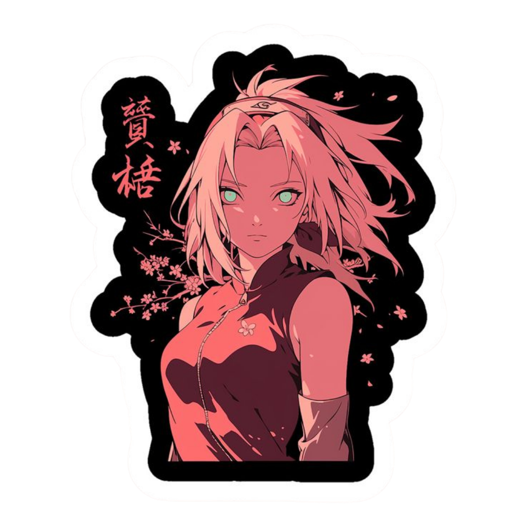 Sakura Haruno Naruto Sticker 8 | Anime Premium Sticker