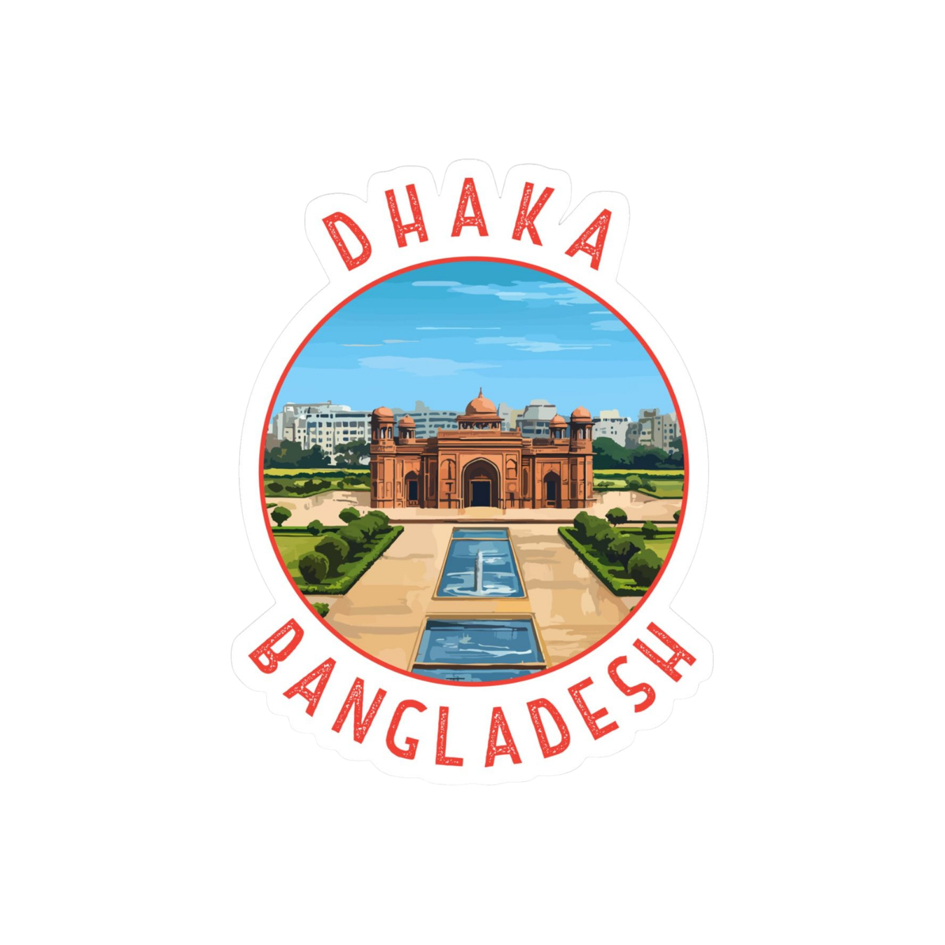 Dhaka, BD | Bangladesh Stickers Collection | StickerBD