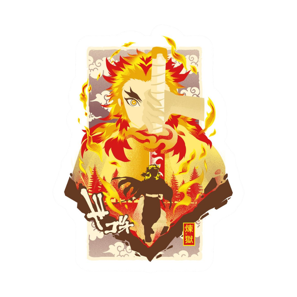 Kyojuro Rengoku 7 | Demon Slayer Sticker | Anime