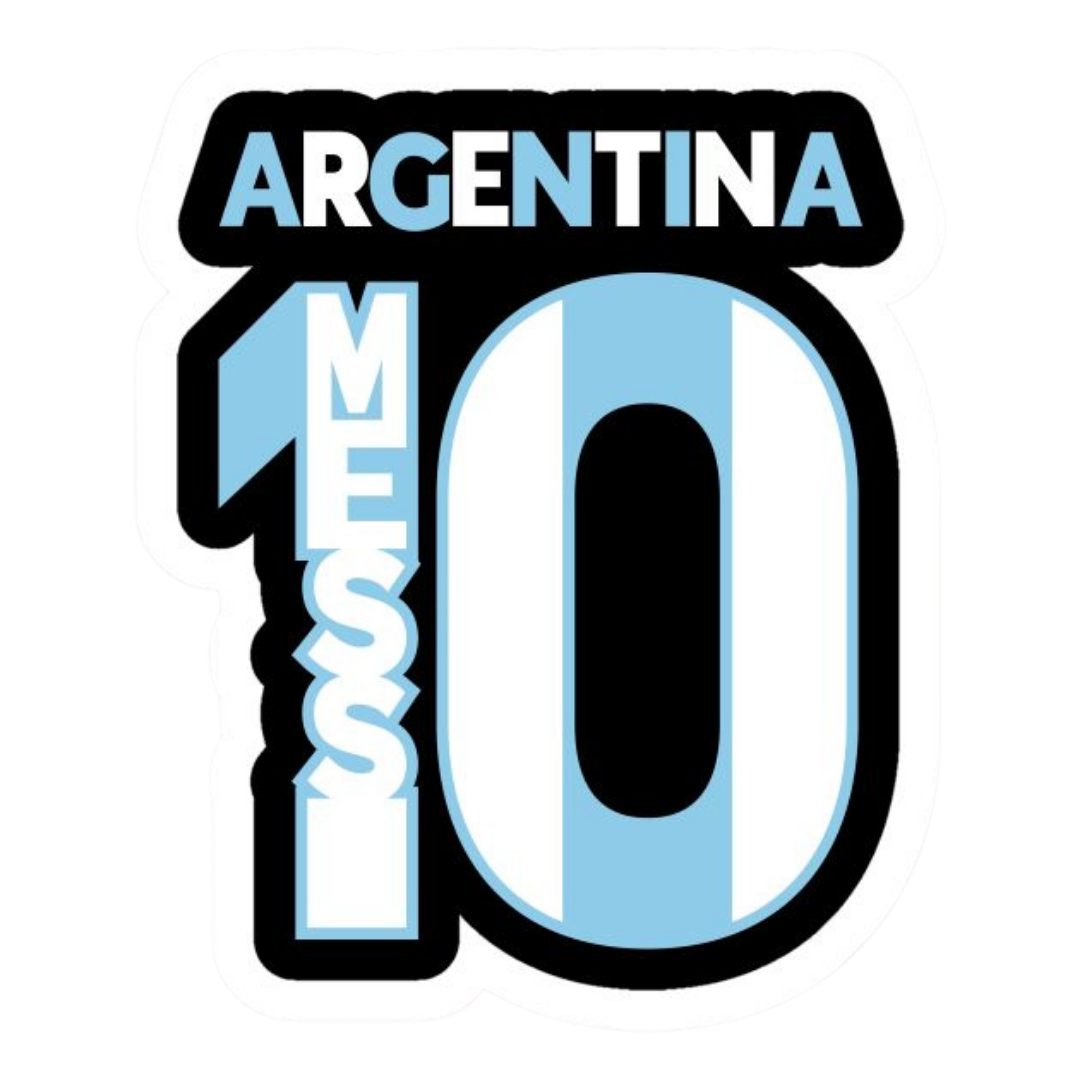 Messi 17 | Leo Messi Premium Football Sticker | Legendary Footballer