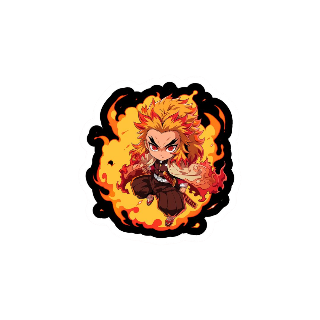 Rengoku Demon Slayer Anime Sticker