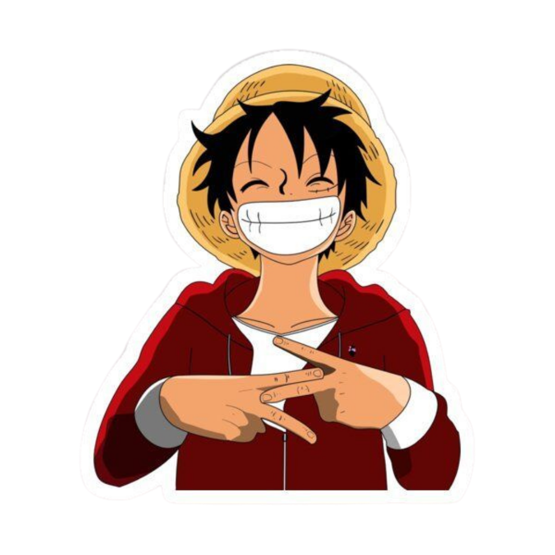 Monkey D Luffy One Piece Sticker 8 | Straw Hat Pirate Premium Sticker